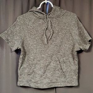 Women's EXOEXO Size Small Short Sleeve Workout Hoodie